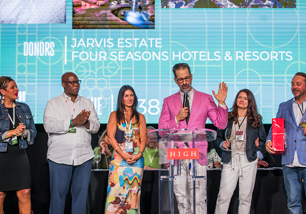 Chaun Bunt, Ali DeBerry, Jennifer Dawood, Charles Antin, Christina Clark and Scott Morrison (Special Guest of Honor, of Jarvis Estate)