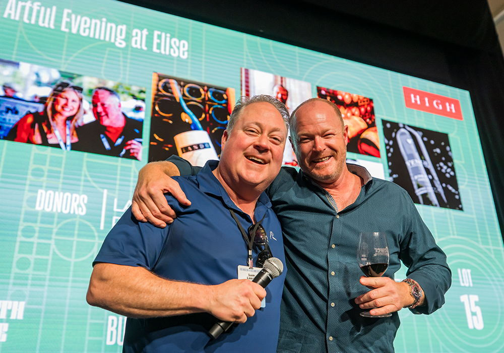 Sam Lando of Lando Wines and Kirk Venge of Venge Vineyards