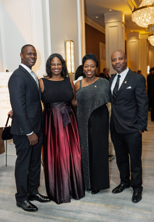 Malik Smith, Makeda Smith and Claudia and Kwasi Darkwah