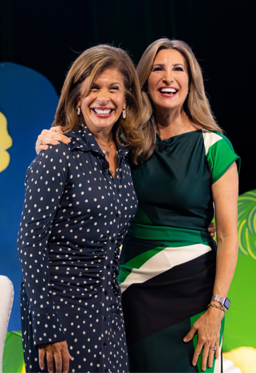 2025 Speaker Hoda Kotb with Cheryl Preheim