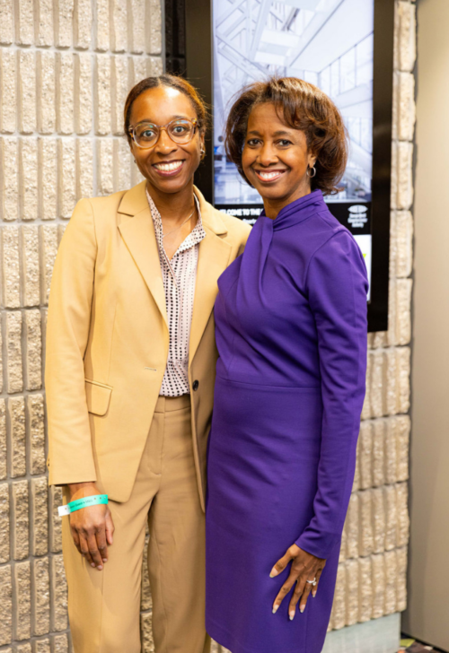 (L to R) Alex Barnett and Cari Dawson