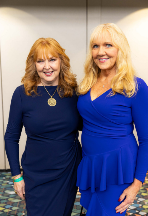 ( L to R) Myra McElhaney and Terri Lonowski